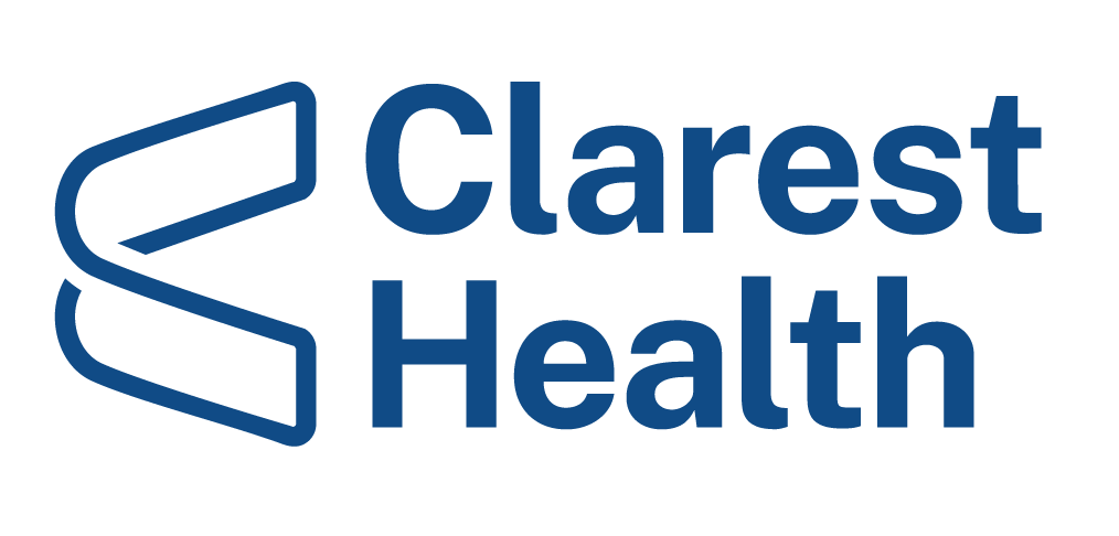 Clarest_Brand_ClarestHealth_Logo_DarkBlue_Stacked